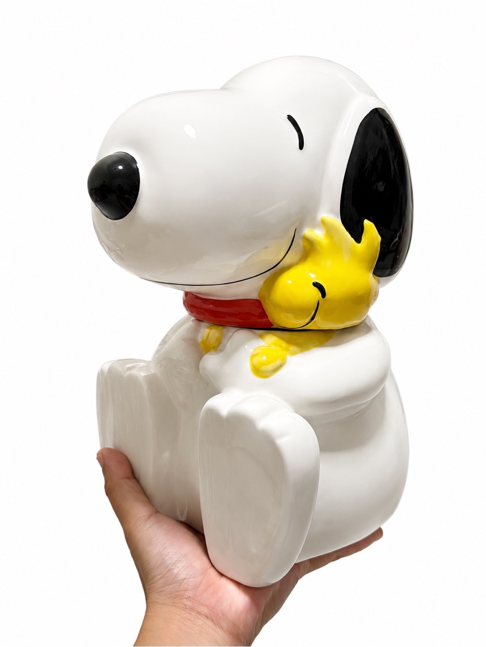 Peanuts Snoopy & Woodstock Ceramic Treat Jar